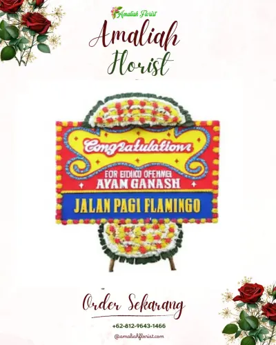 Bunga Papan Congratulation di Balungbangjaya